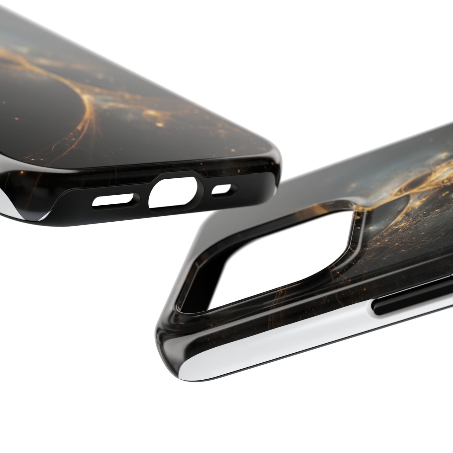 Galactic Elegance Tough Phone Case - Premium Protection for Cosmic Lovers