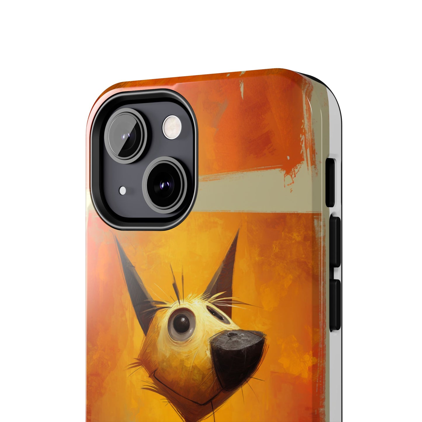 Whimsical Dog Art Tough Phone Case - Fun & Stylish Pet Lover Gift