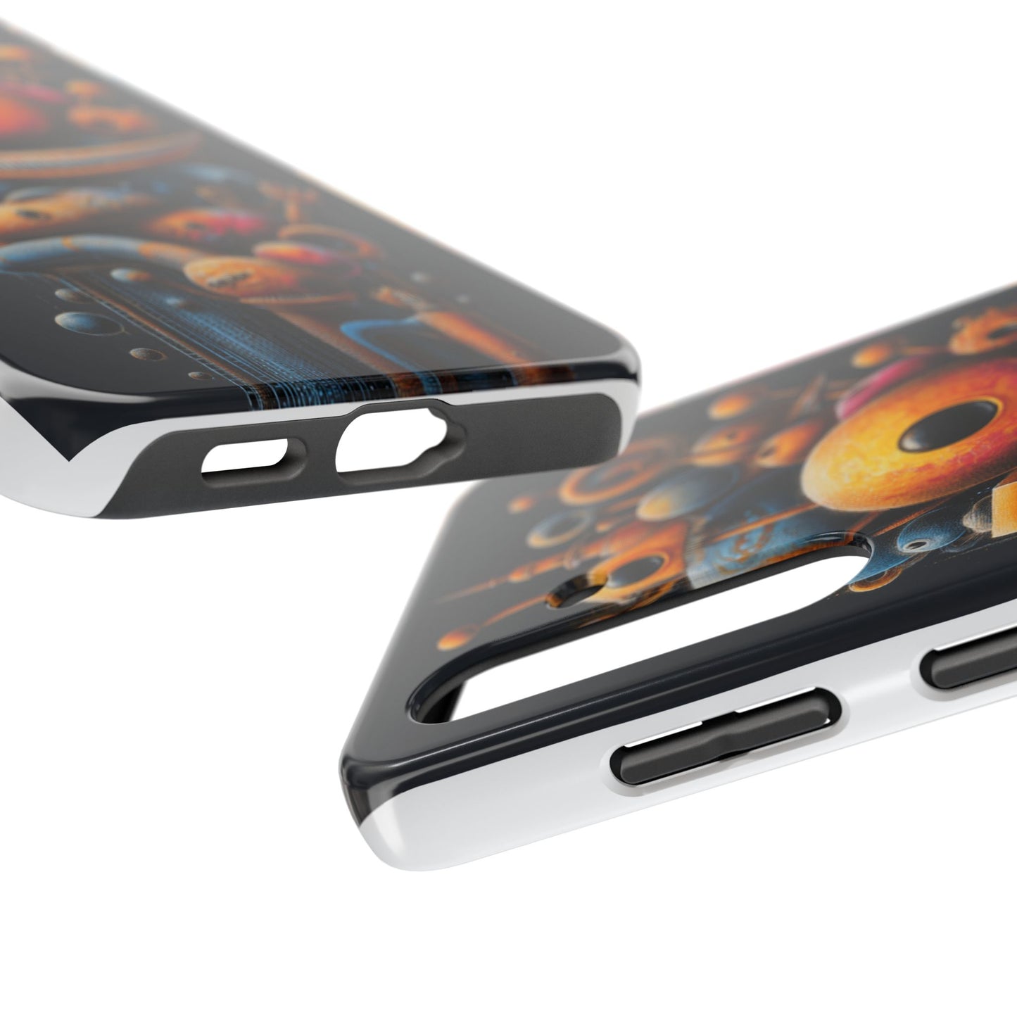 Unique Tough Phone Case with Abstract Art Design