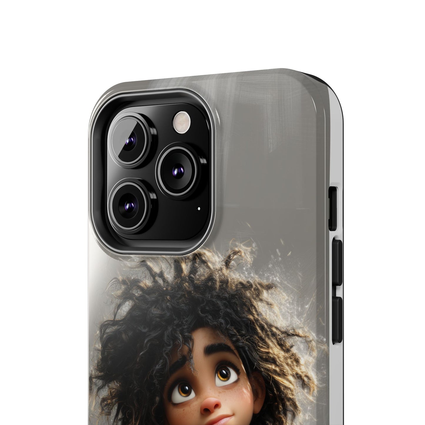 Artistic Tough Phone Case - Unique Character Design for Creative Souls