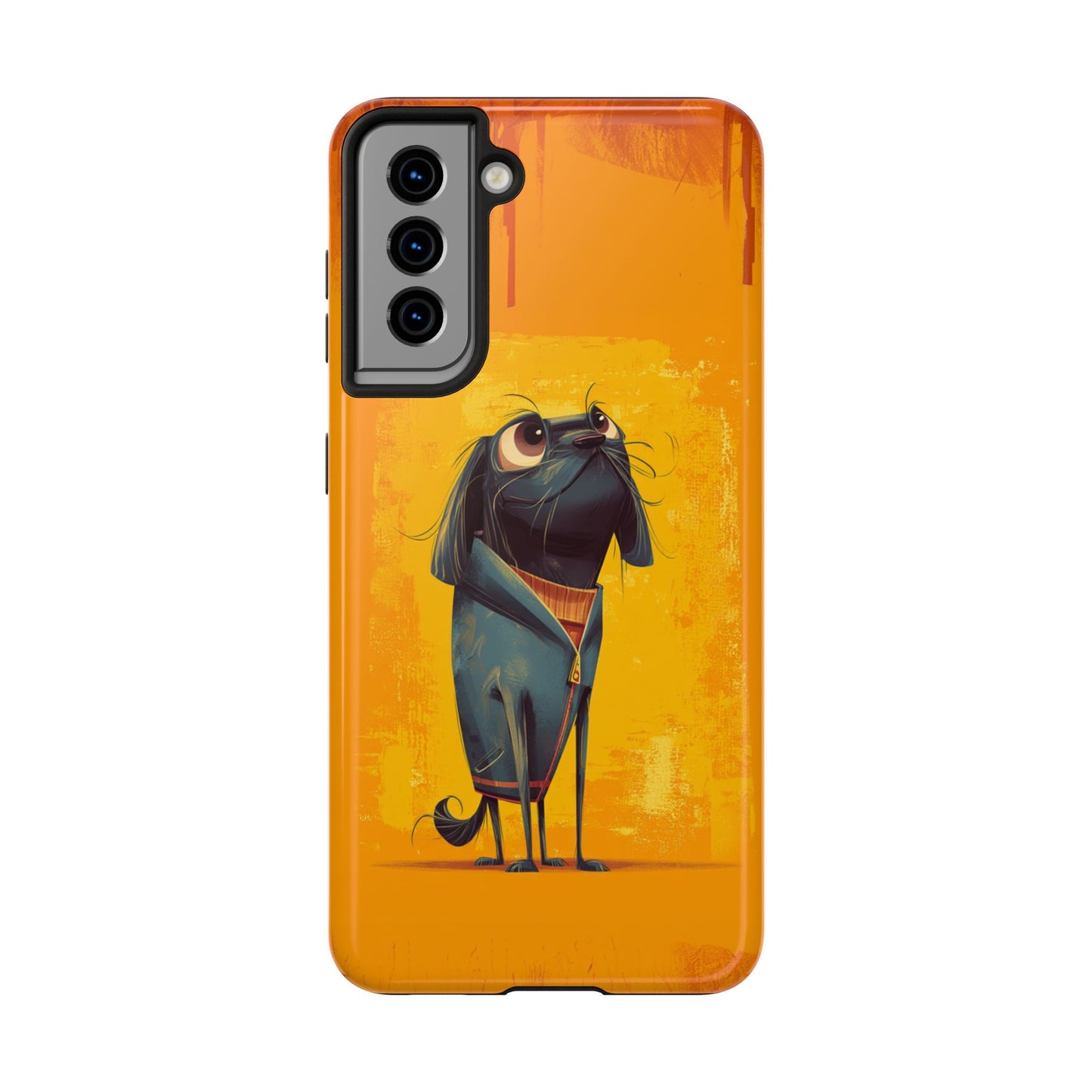 Fun Dog Art Tough Phone Case - Durable Pet Lover Gift
