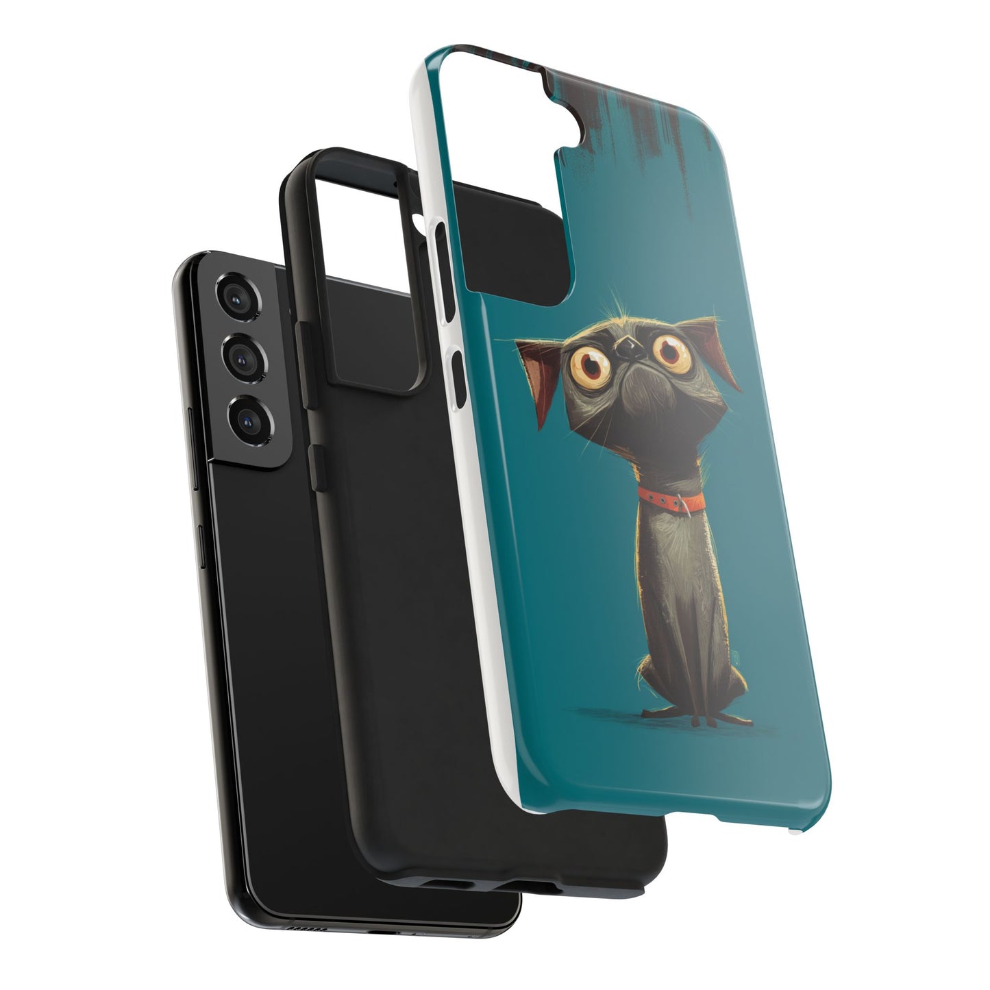 Cute Dog Tough Phone Case - Durable Protection for Pet Lovers