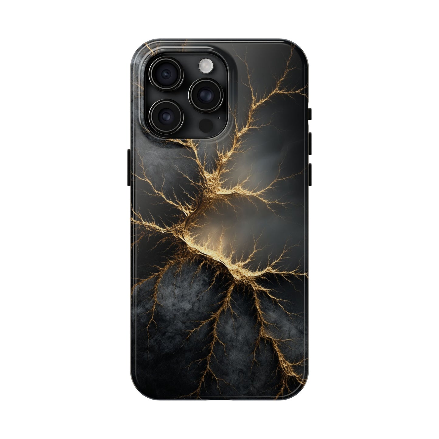 Electric Lightning Tough Phone Case - Durable Protection with Striking Design