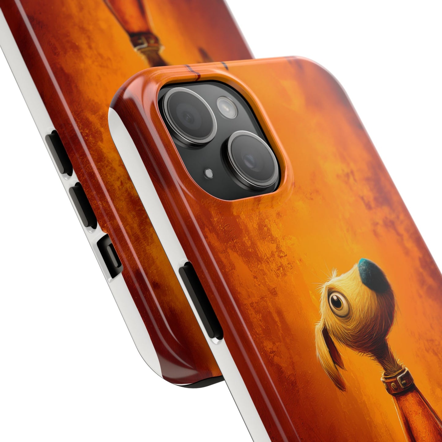 Whimsical Dog Art Tough Phone Case - Durable & Stylish Pet Lover Accessory