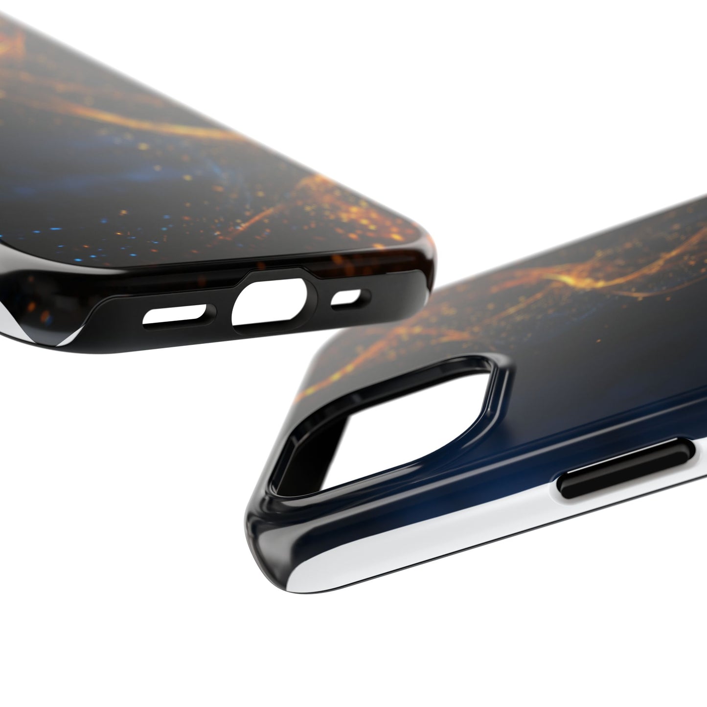 Galaxy Sparkle Tough Phone Case - Durable Protection with Elegant Design