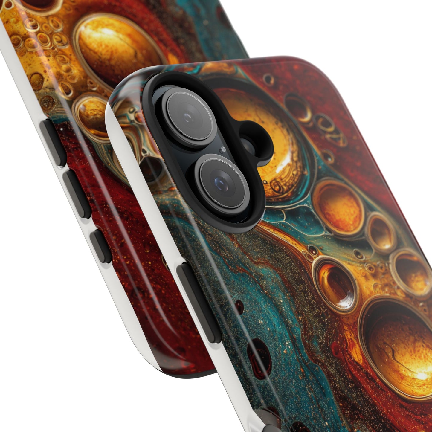 Abstract Art Tough Phone Case - Unique Colorful Design
