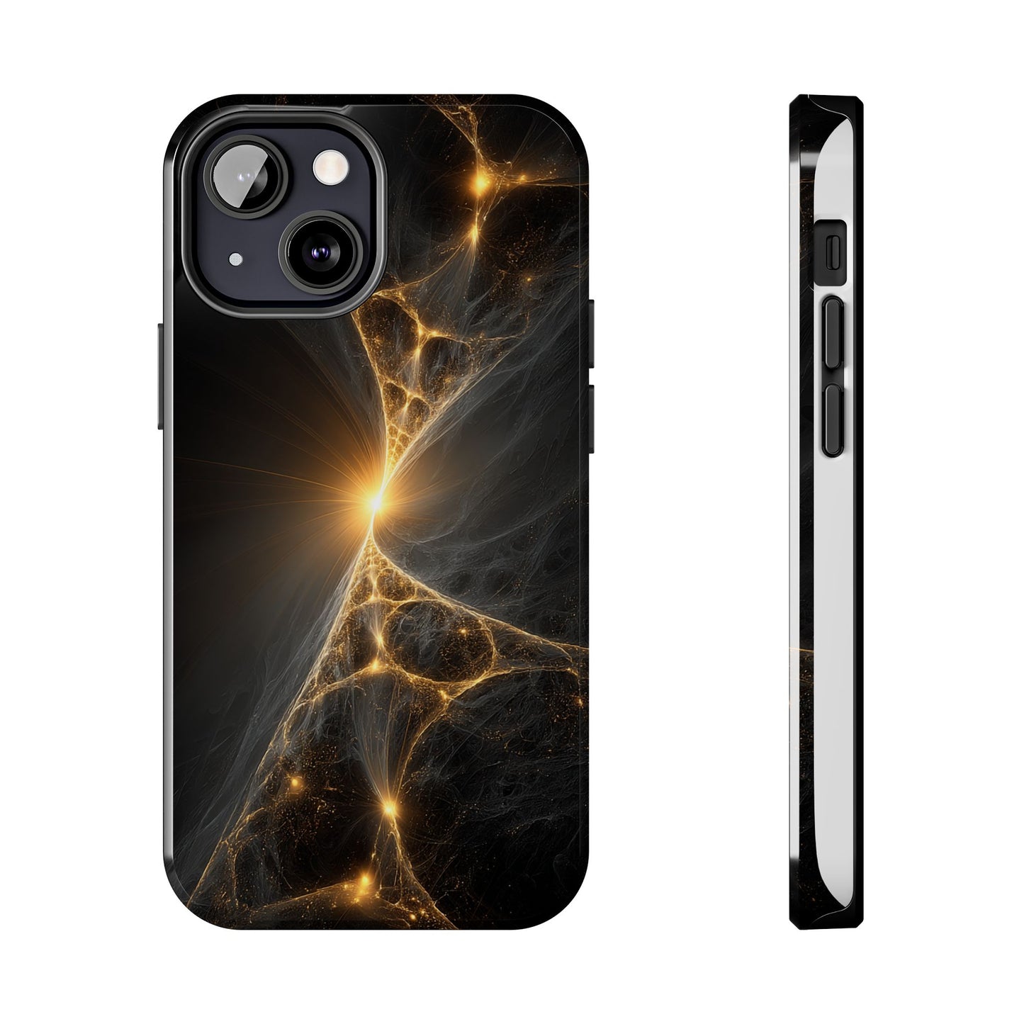 Cosmic Glow Tough Phone Case - Durable Protection with Stunning Galaxy Design