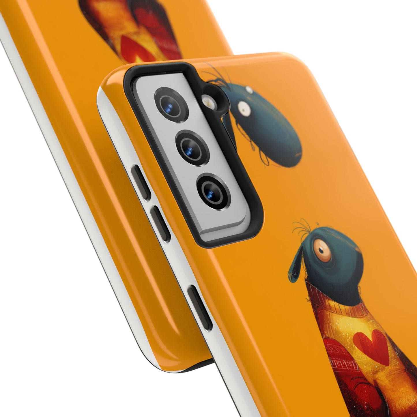 Cute Cartoon Tough Phone Case - Whimsical Sheep Design