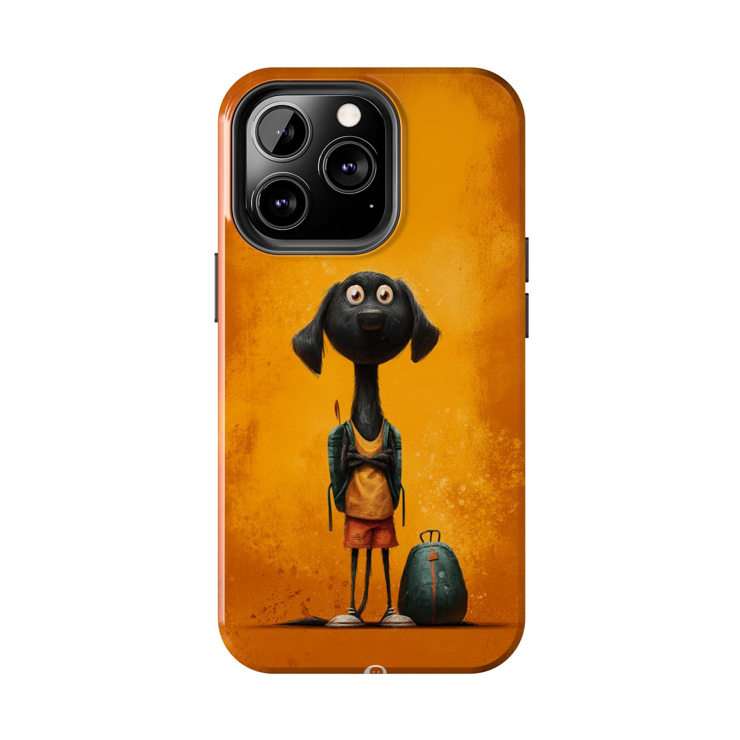 Cute Dog Art Tough Phone Case for Animal Lovers