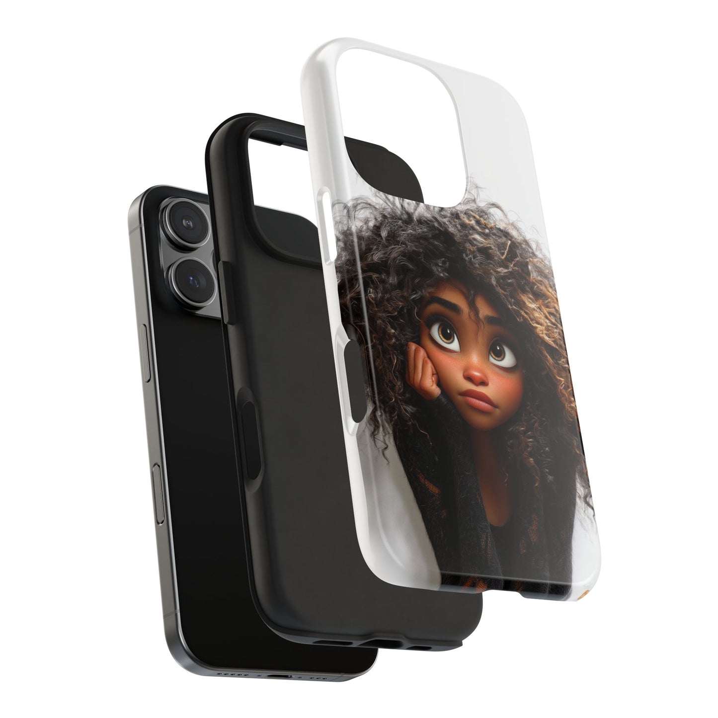 Whimsical Tough Phone Case – Playful Character Design for Teens & Creatives