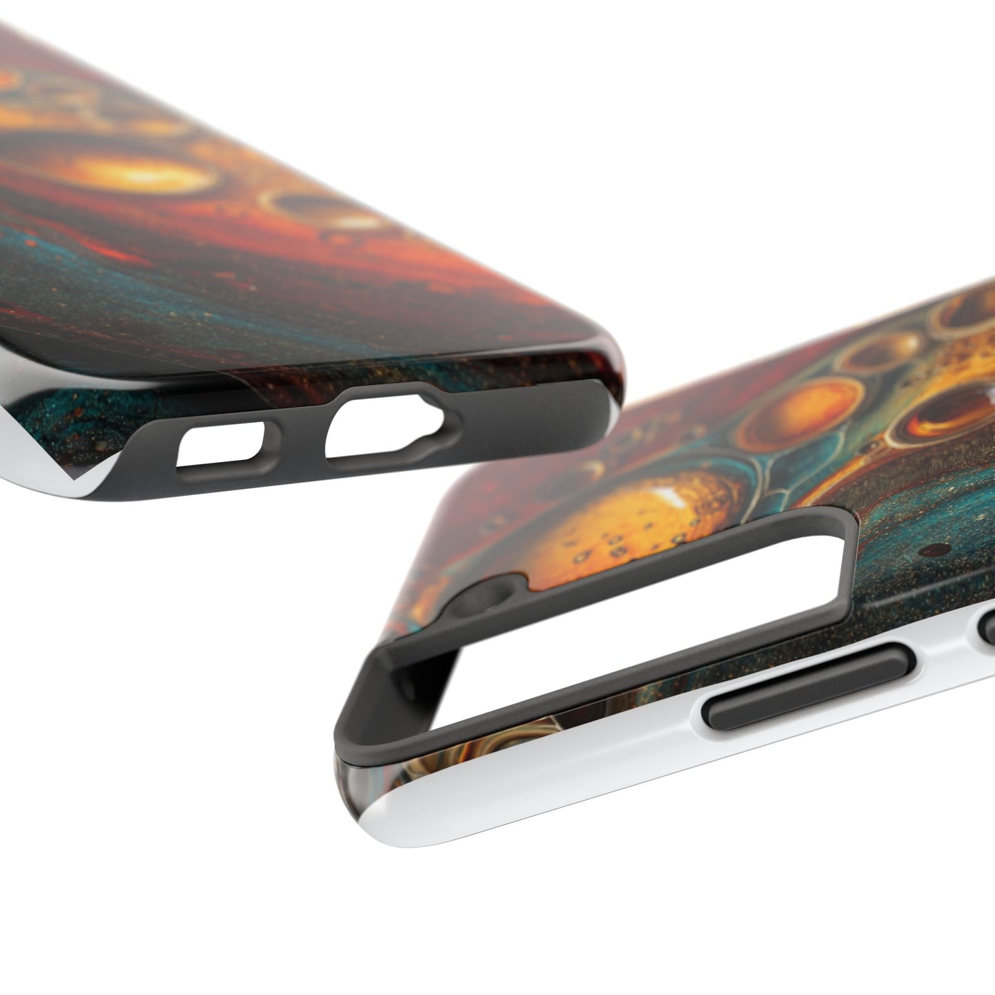 Abstract Art Tough Phone Case - Unique Colorful Design