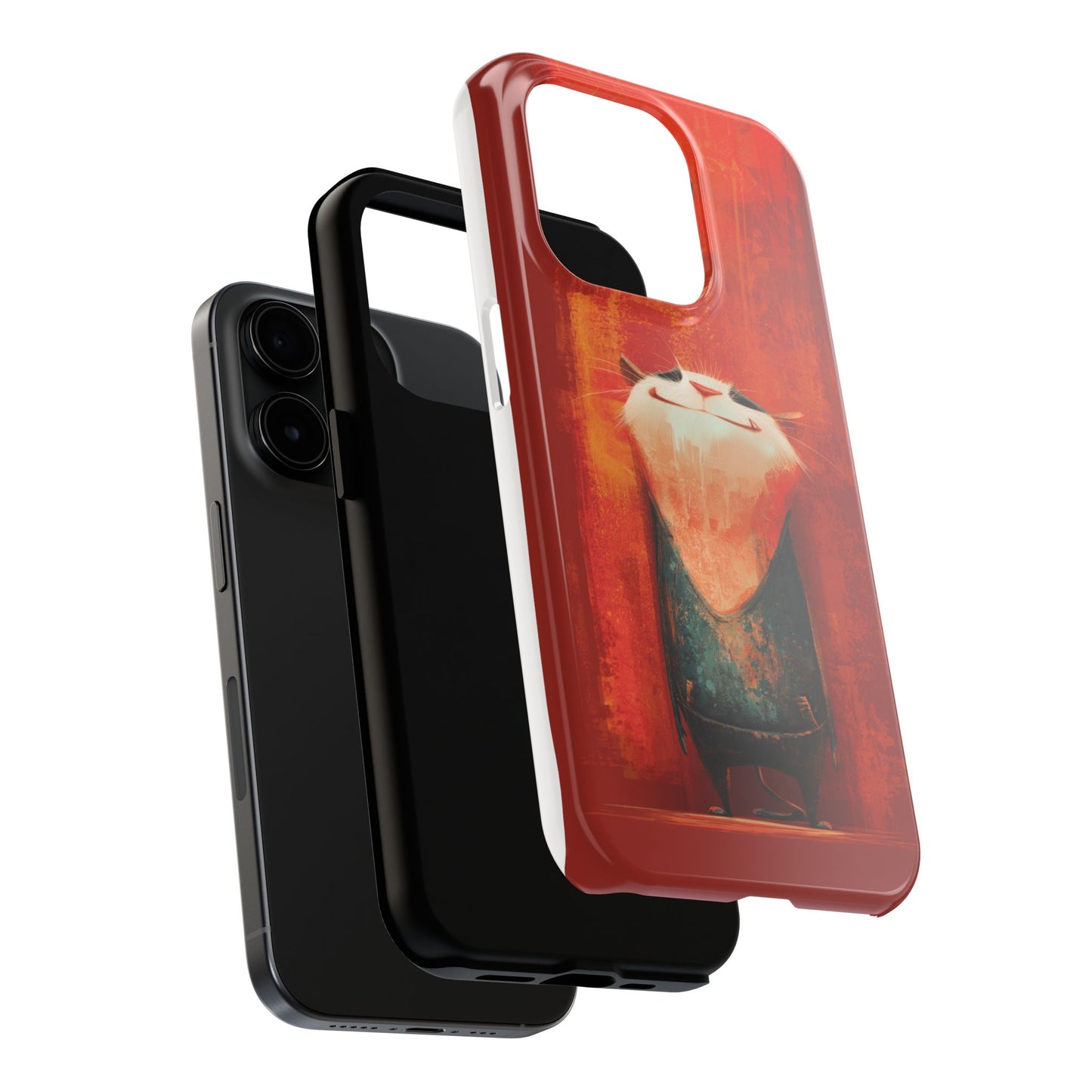 Funny Animal Tough Phone Case – Durable Protection with Whimsical Design