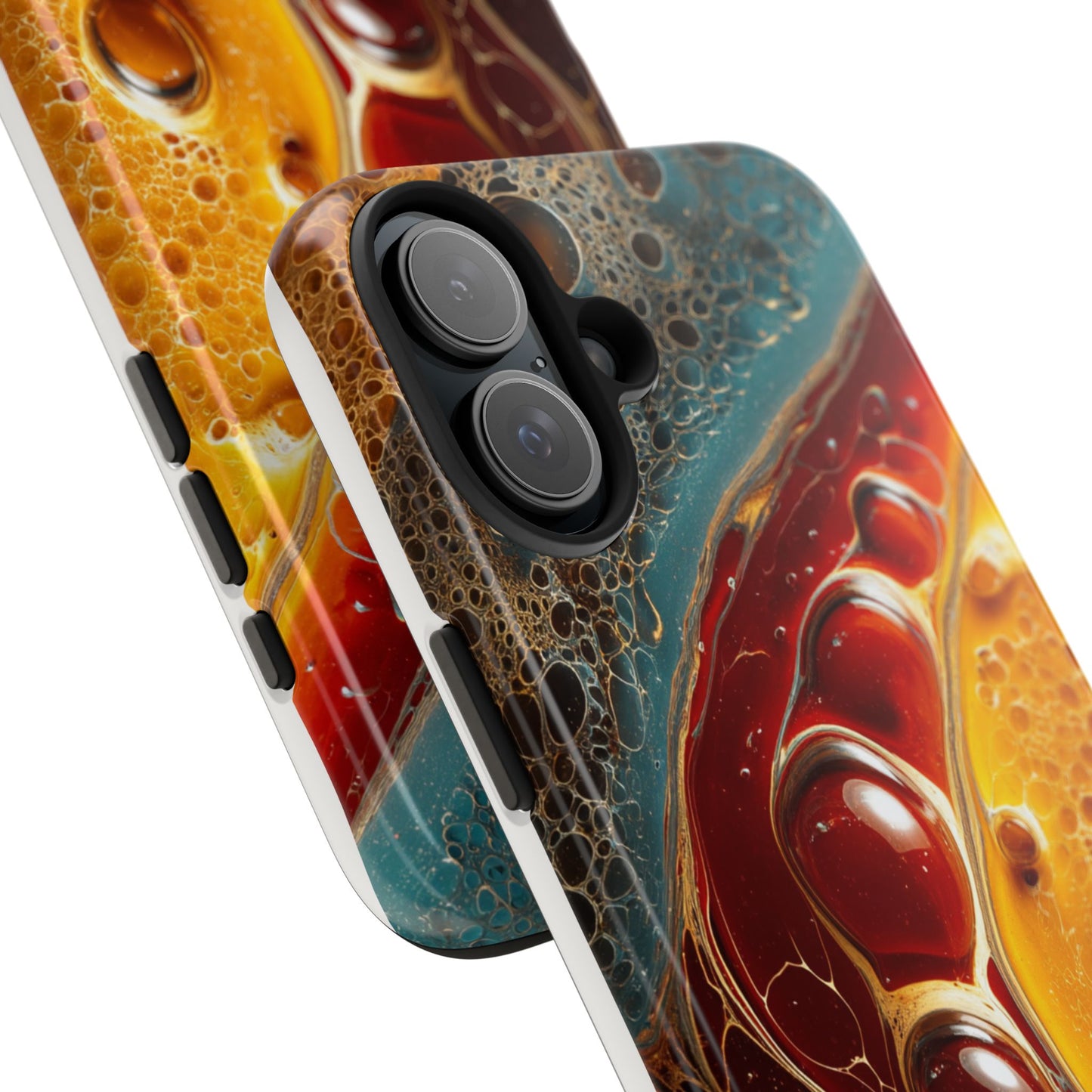Vibrant Abstract Tough Phone Case - Colorful Protection for Your Device