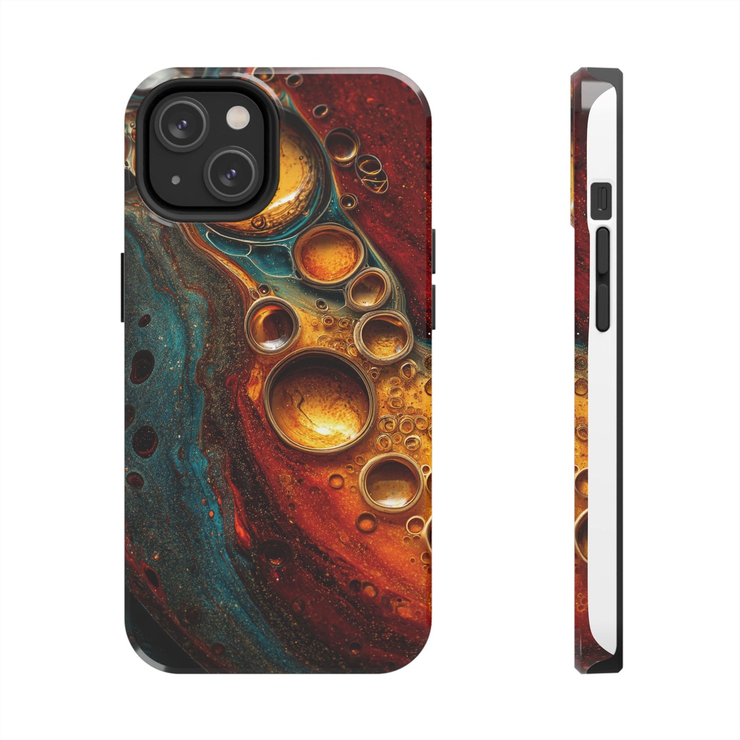 Abstract Art Tough Phone Case - Unique Colorful Design