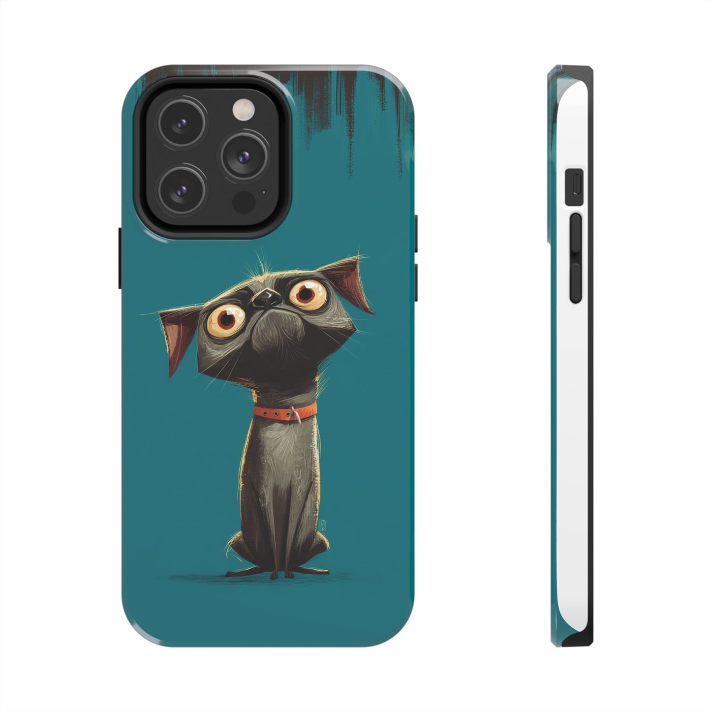 Cute Dog Tough Phone Case - Durable Protection for Pet Lovers