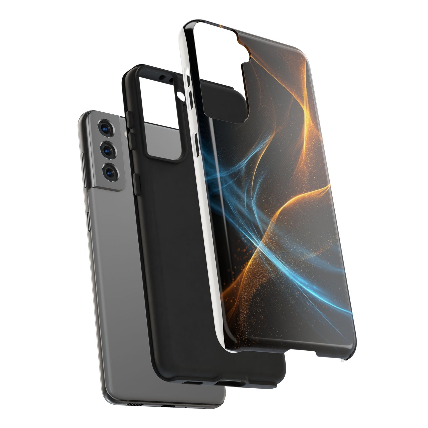 Dynamic Wave Tough Phone Case - Durable and Stylish