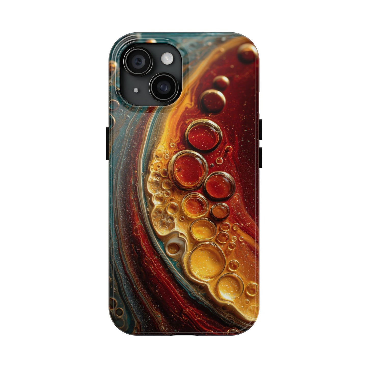 Artistic Tough Phone Case - Abstract Lava Design