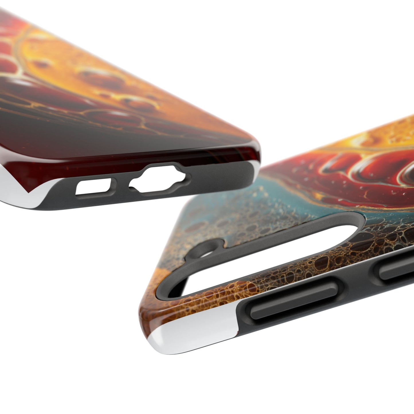 Vibrant Abstract Tough Phone Case - Colorful Protection for Your Device