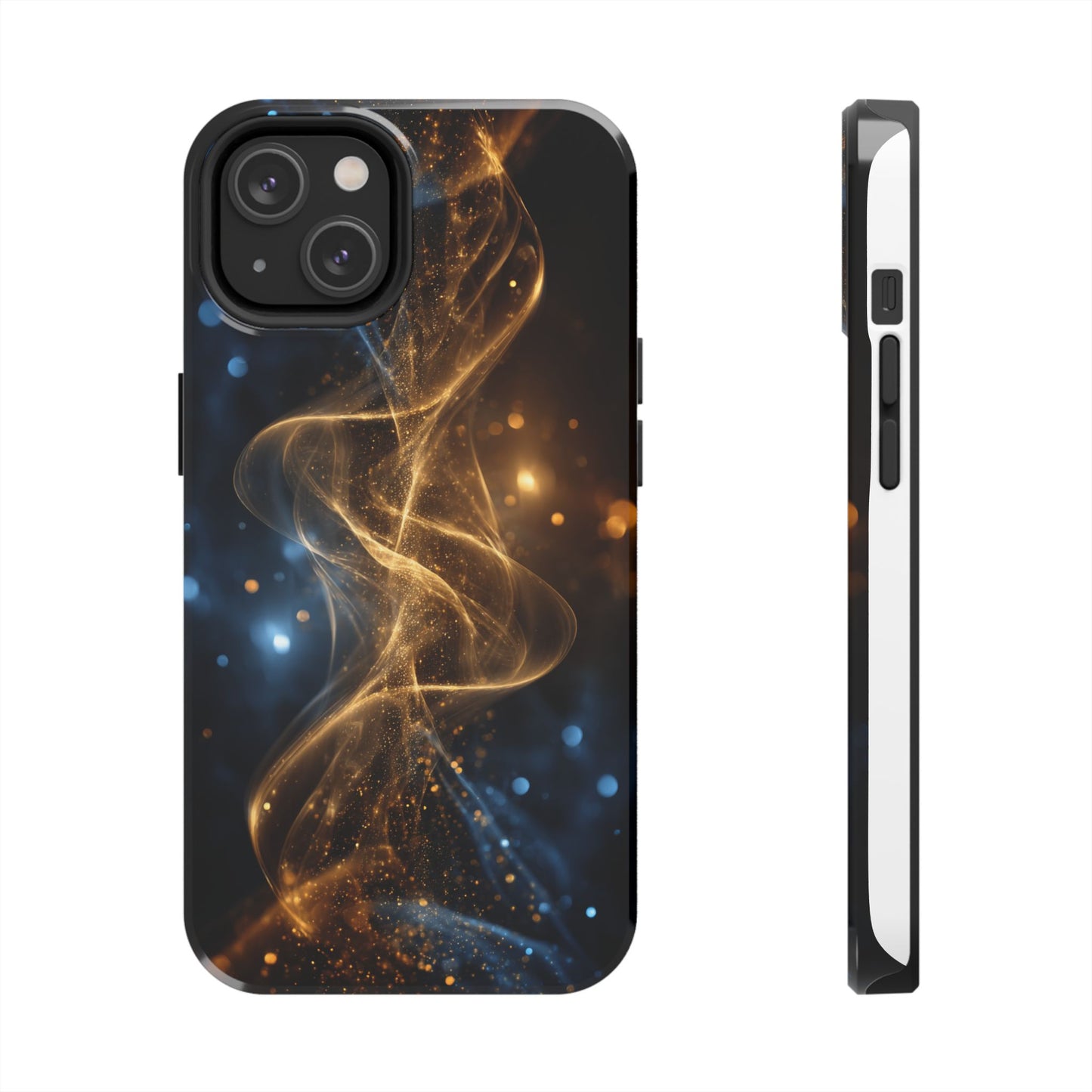 Stylish Tough Phone Cases with Sparkling Swirls Design