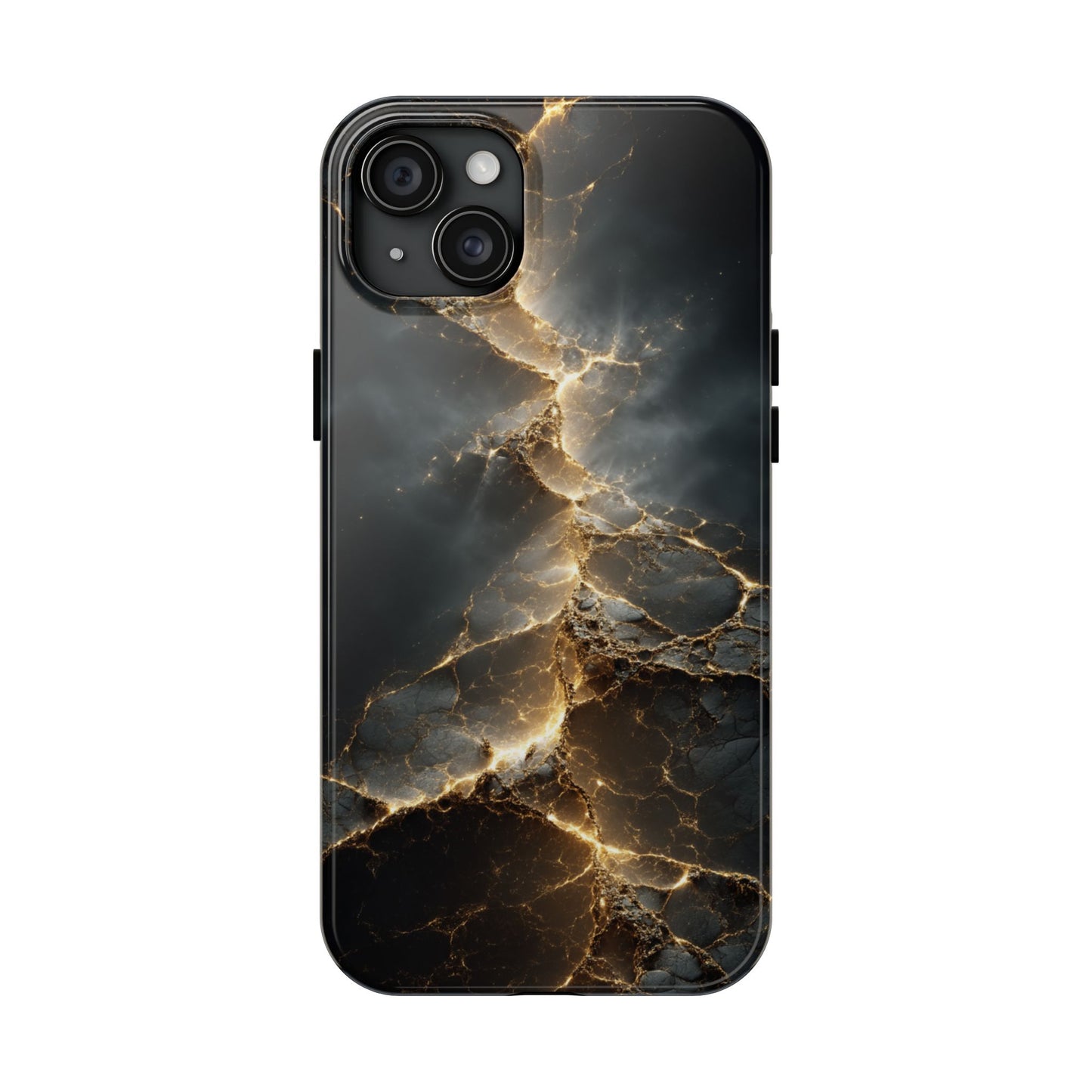 Majestic Marble Phone Case - Tough Protective Cover with Gold Veins