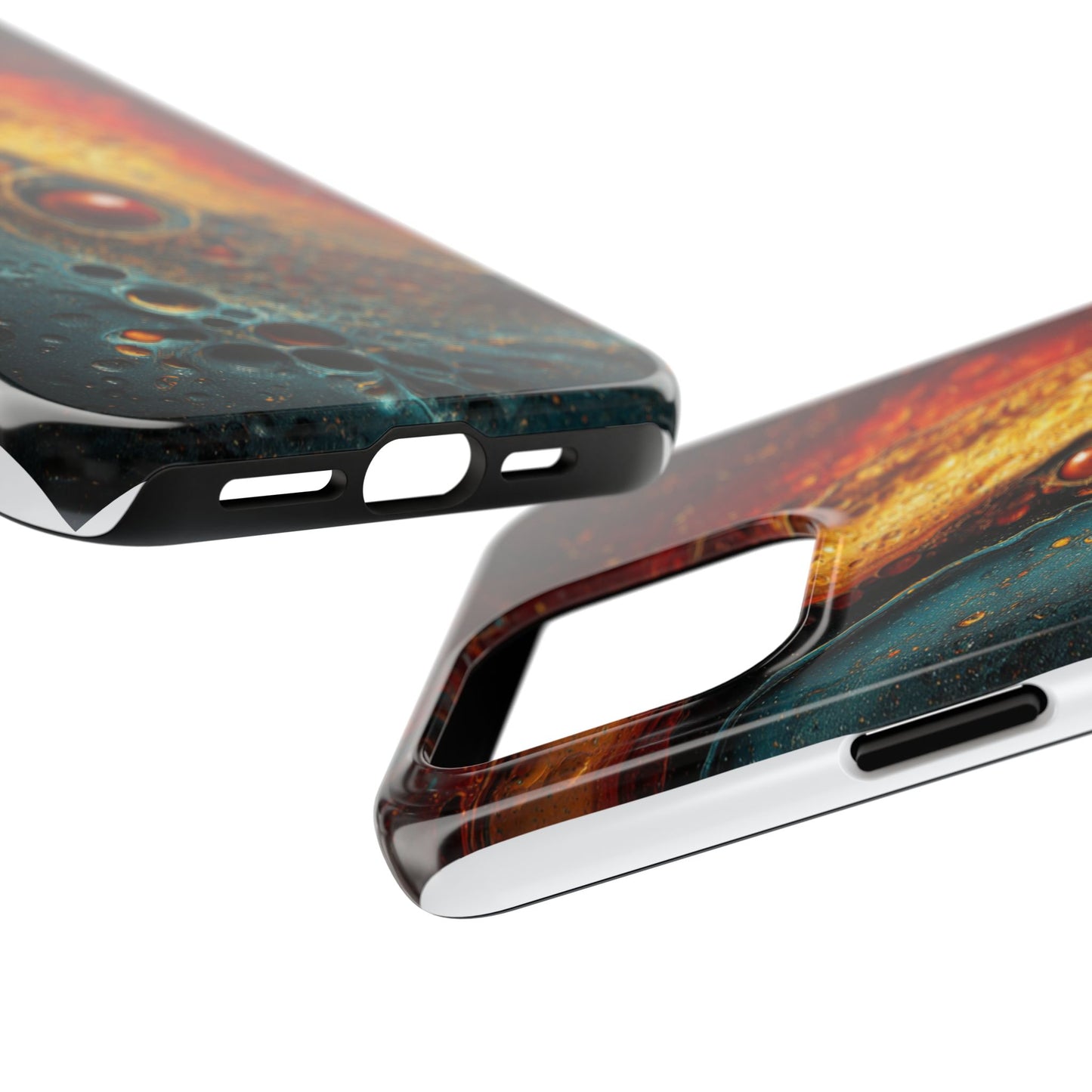 Abstract Colorful Tough Phone Case - Protective Cover with Unique Design