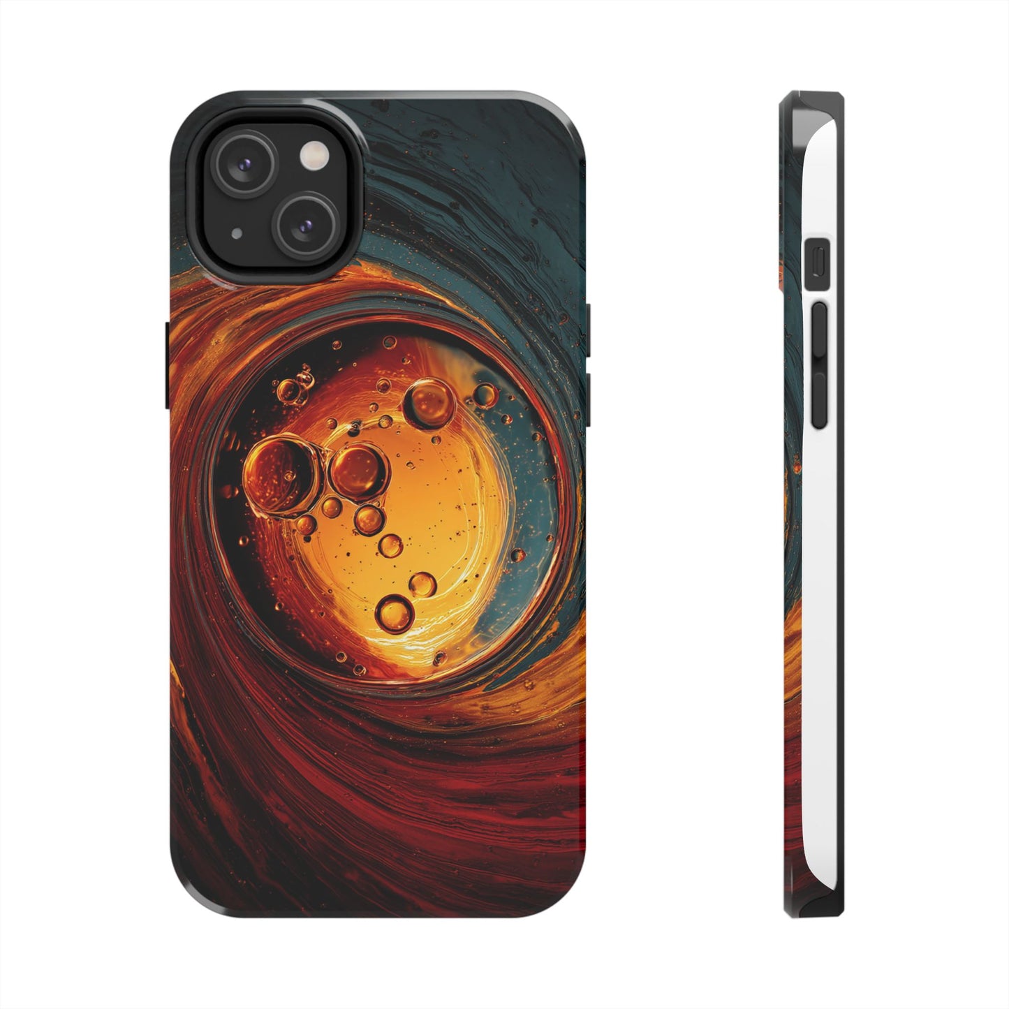 Vibrant Abstract Phone Case with Bubble Design - Tough & Stylish
