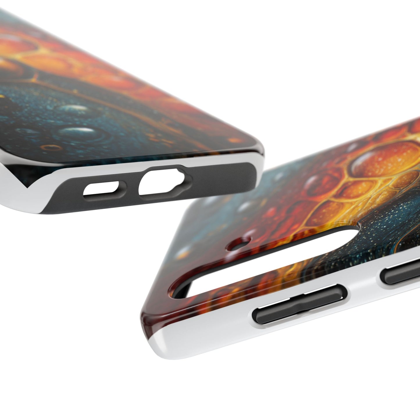Abstract Art Tough Phone Case - Colorful Design for Stylish Protection