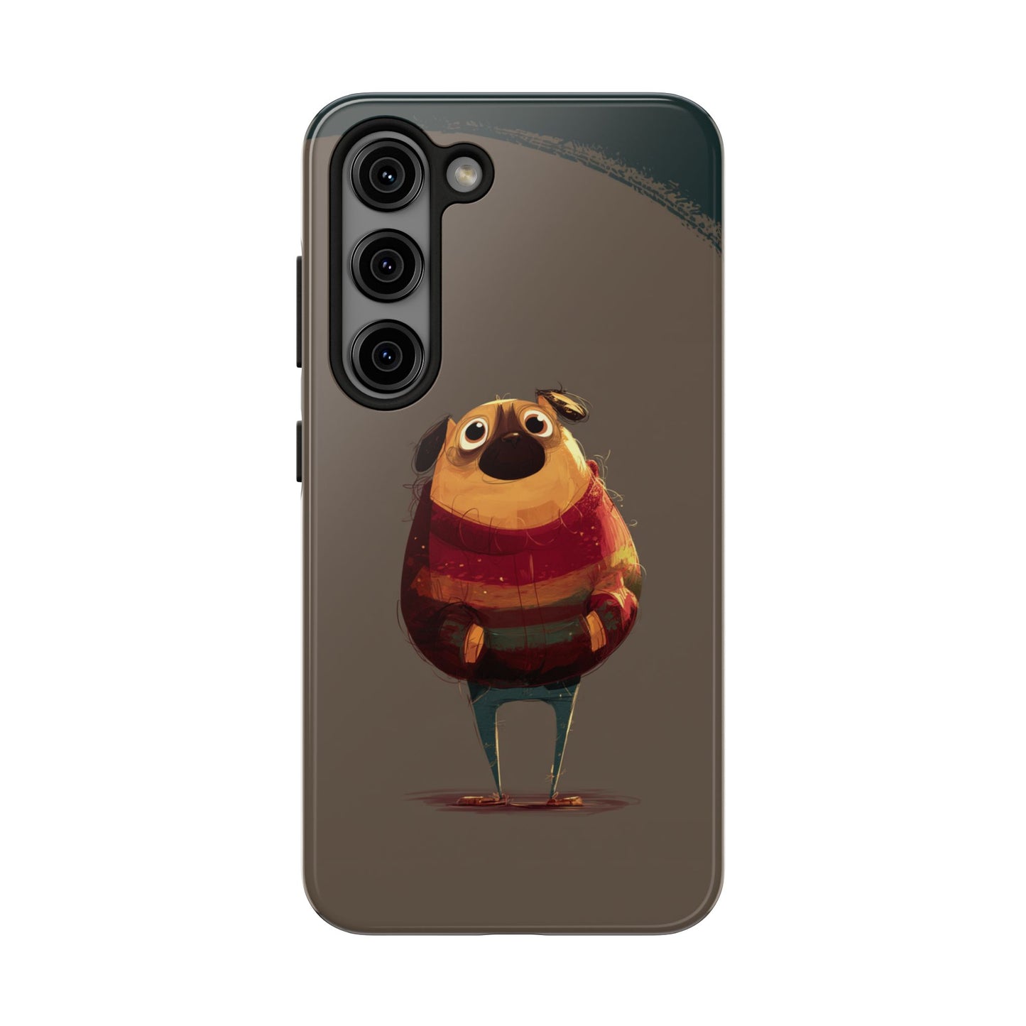 Cute Pug Tough Phone Case - Durable & Stylish Protection for Pet Lovers