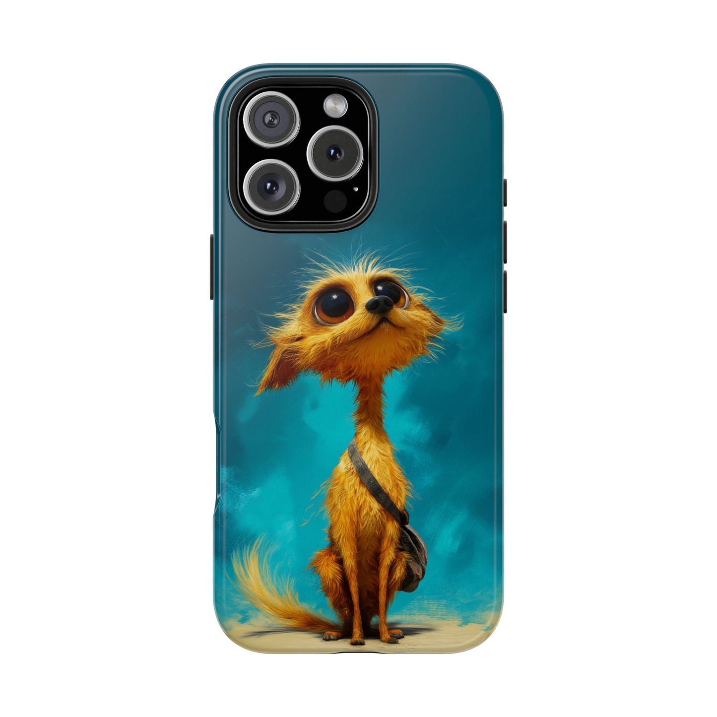 Whimsical Dog Art Tough Phone Case - Durable and Stylish Protection for Pet Lovers