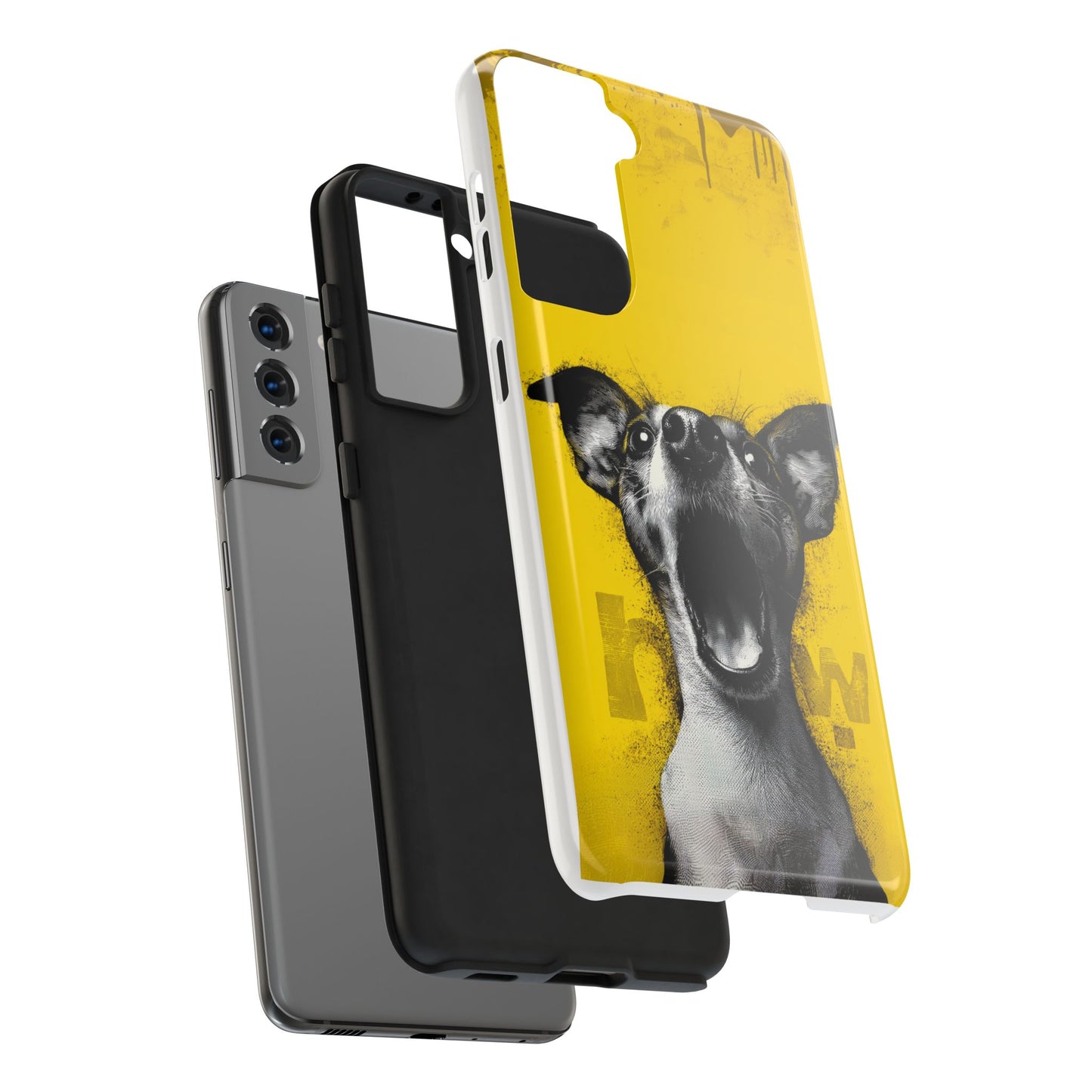 Vibrant Dog Lover Tough Phone Case – Durable Pet-Inspired Protection with Bold Design