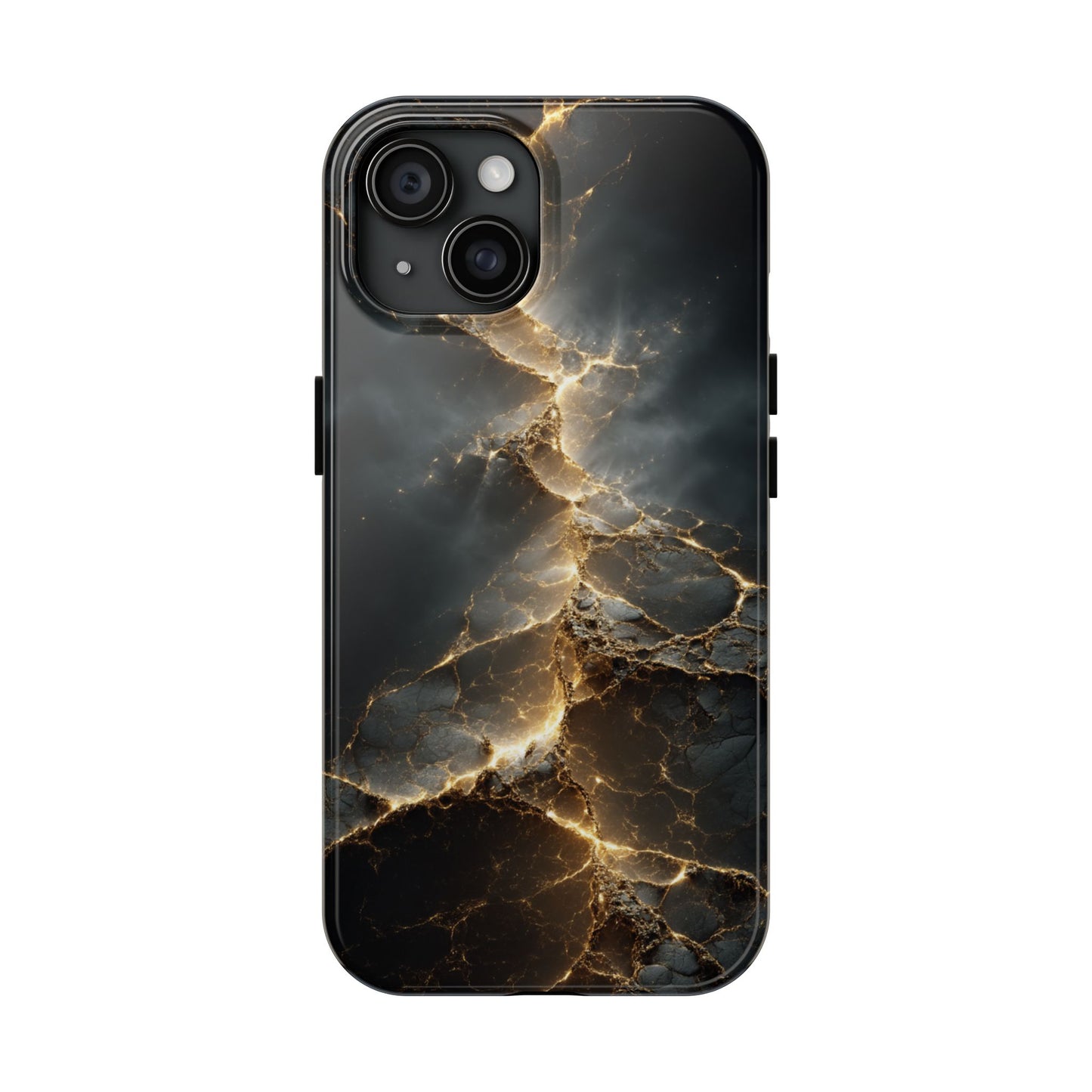 Majestic Marble Phone Case - Tough Protective Cover with Gold Veins