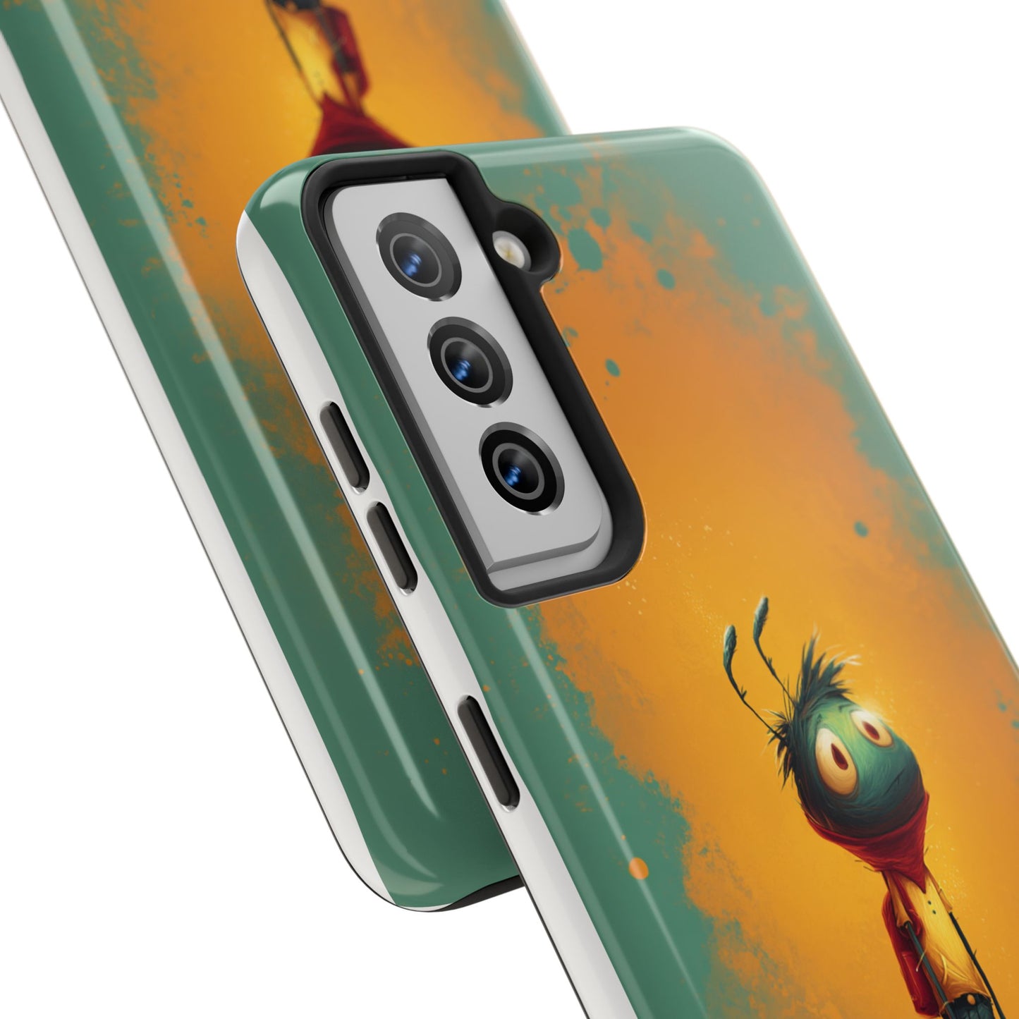 Whimsical Tough Phone Cases for Kids – Vibrant Character Design