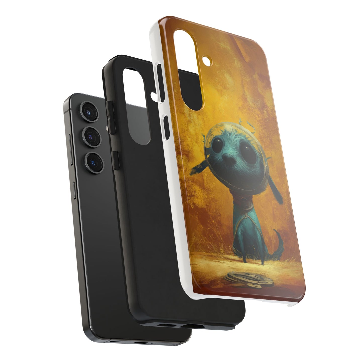Cute Dog Art Tough Phone Case - Stylish & Protective