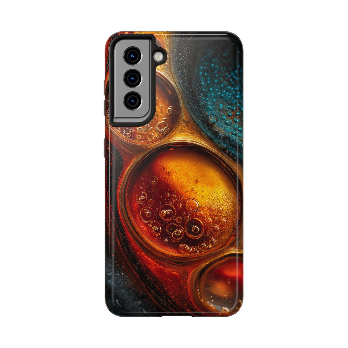 Vibrant Abstract Tough Phone Case – Bubble Design for Ultimate Protection