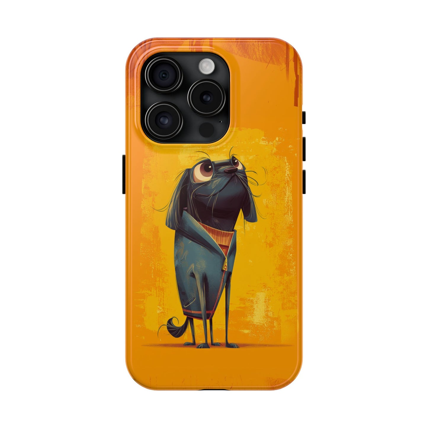 Fun Dog Art Tough Phone Case - Durable Pet Lover Gift