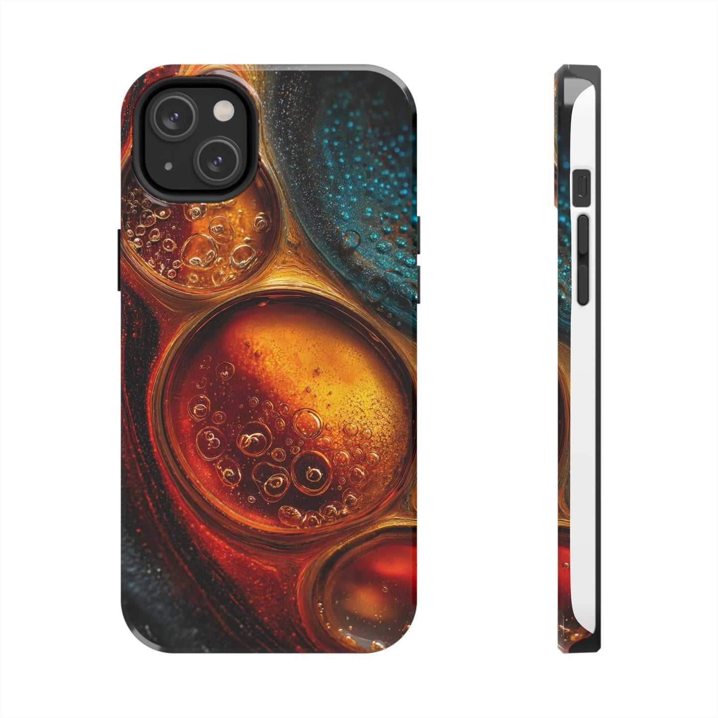 Vibrant Abstract Tough Phone Case – Bubble Design for Ultimate Protection
