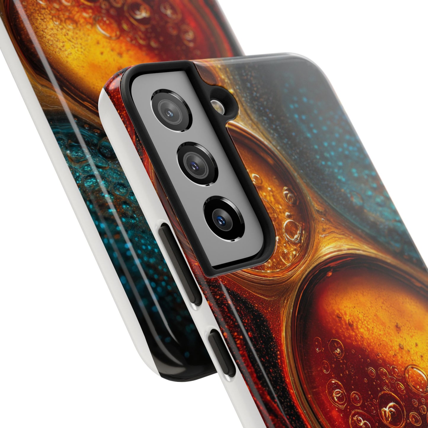 Vibrant Abstract Tough Phone Case – Bubble Design for Ultimate Protection