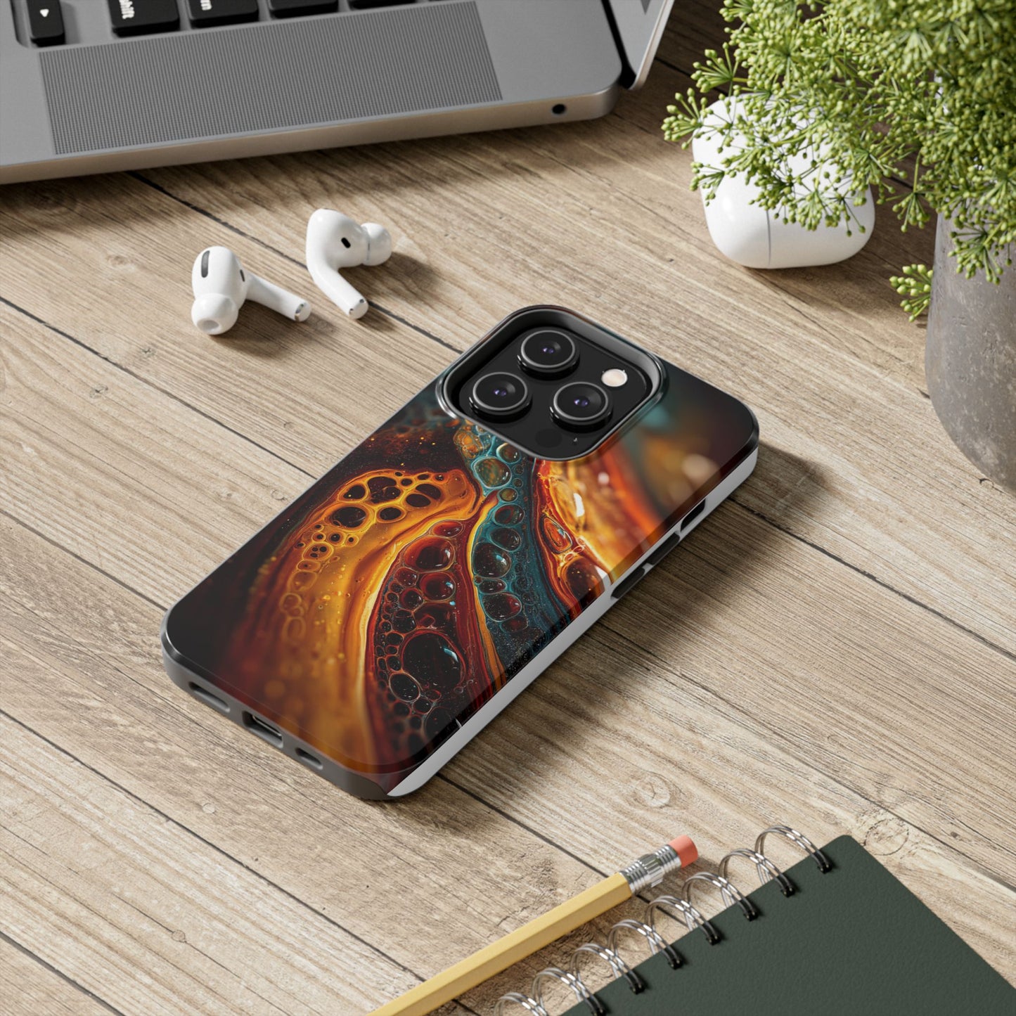 Vibrant Abstract Tough Phone Cases – Durable & Stylish Protection