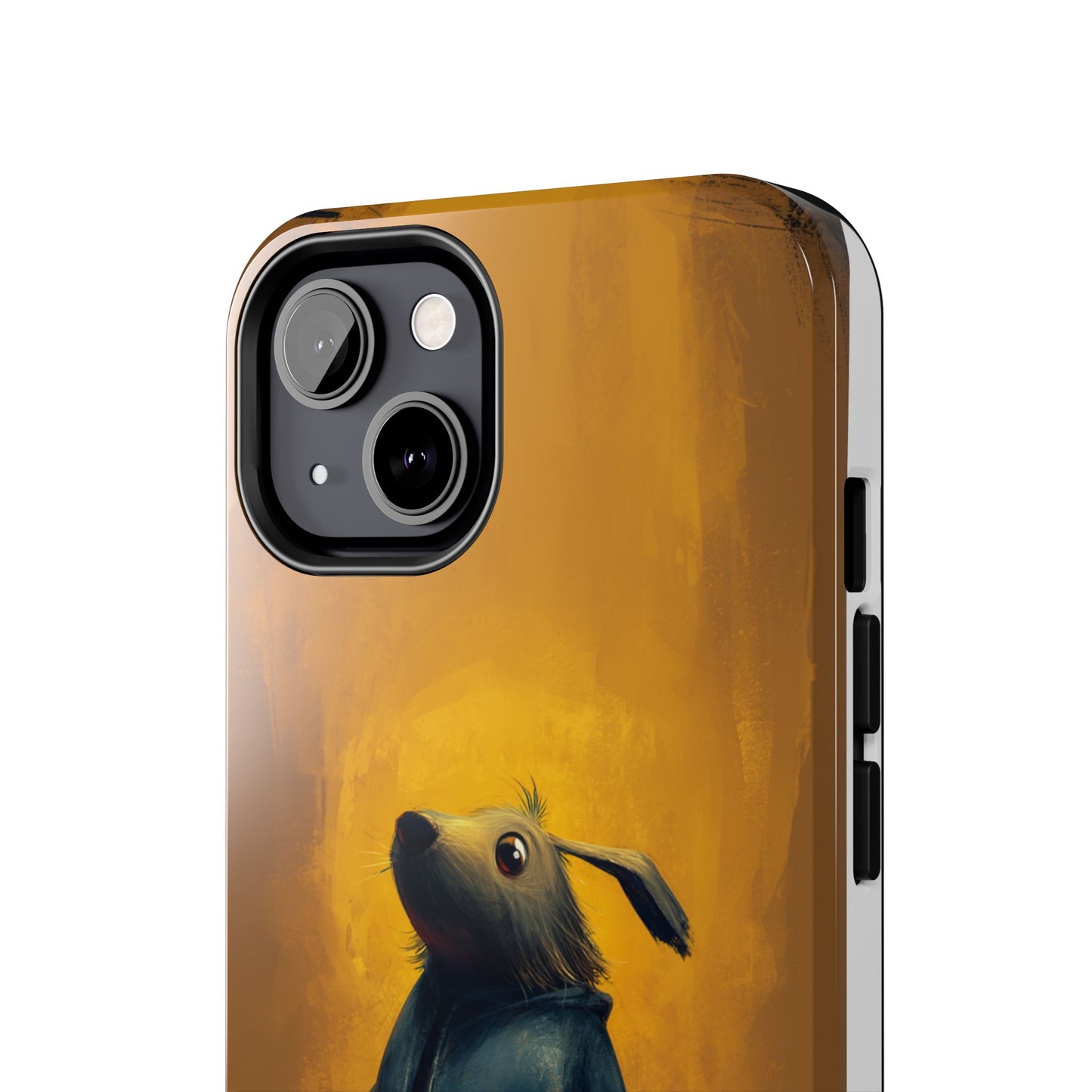 Whimsical Dog Art Tough Phone Case - Durable & Stylish