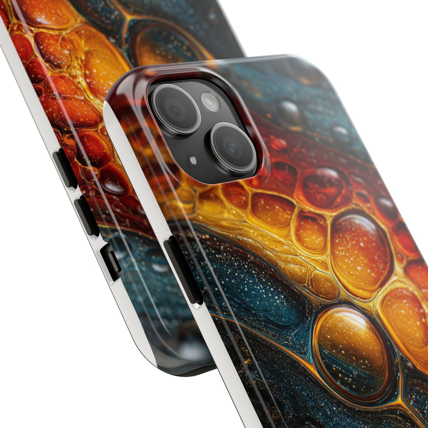 Abstract Art Tough Phone Case - Colorful Design for Stylish Protection