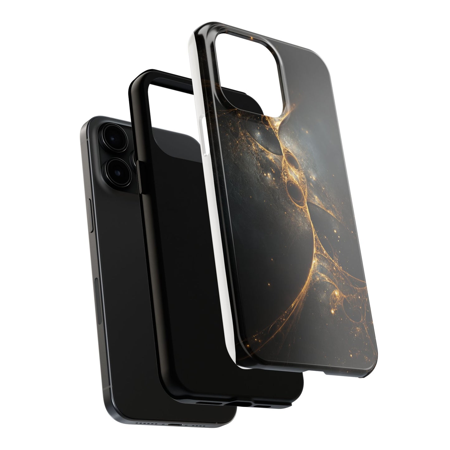 Galactic Elegance Tough Phone Case - Premium Protection for Cosmic Lovers