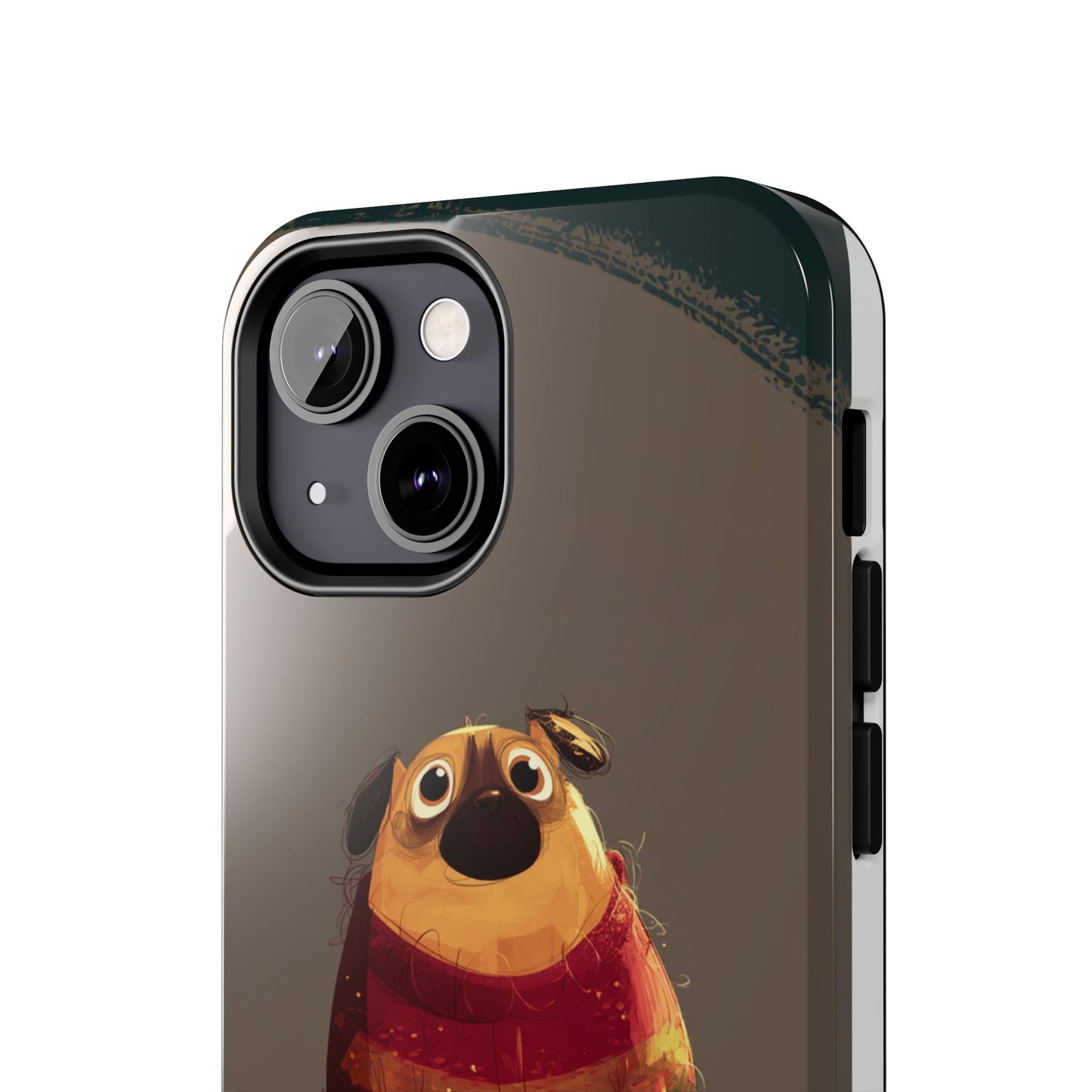 Cute Pug Tough Phone Case - Durable & Stylish Protection for Pet Lovers
