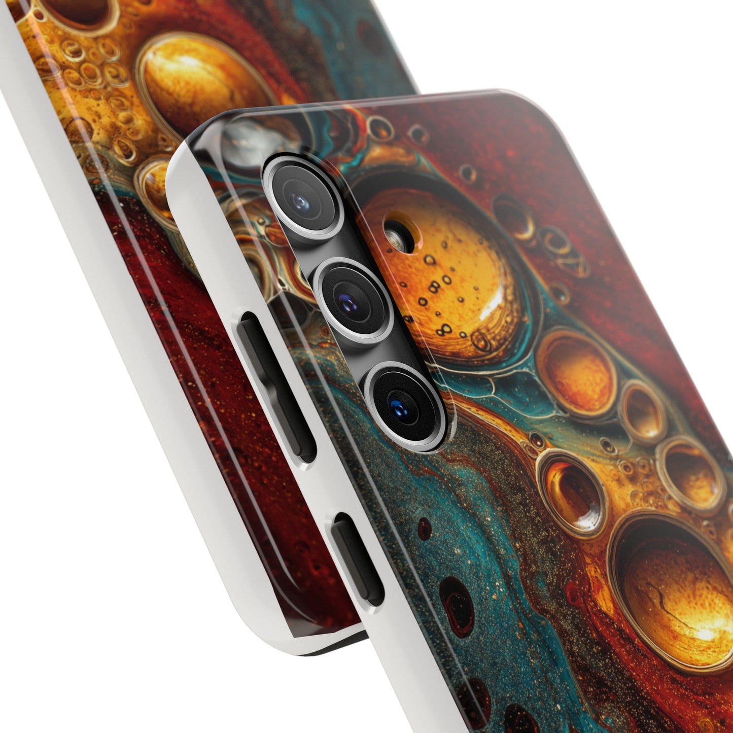 Abstract Art Tough Phone Case - Unique Colorful Design