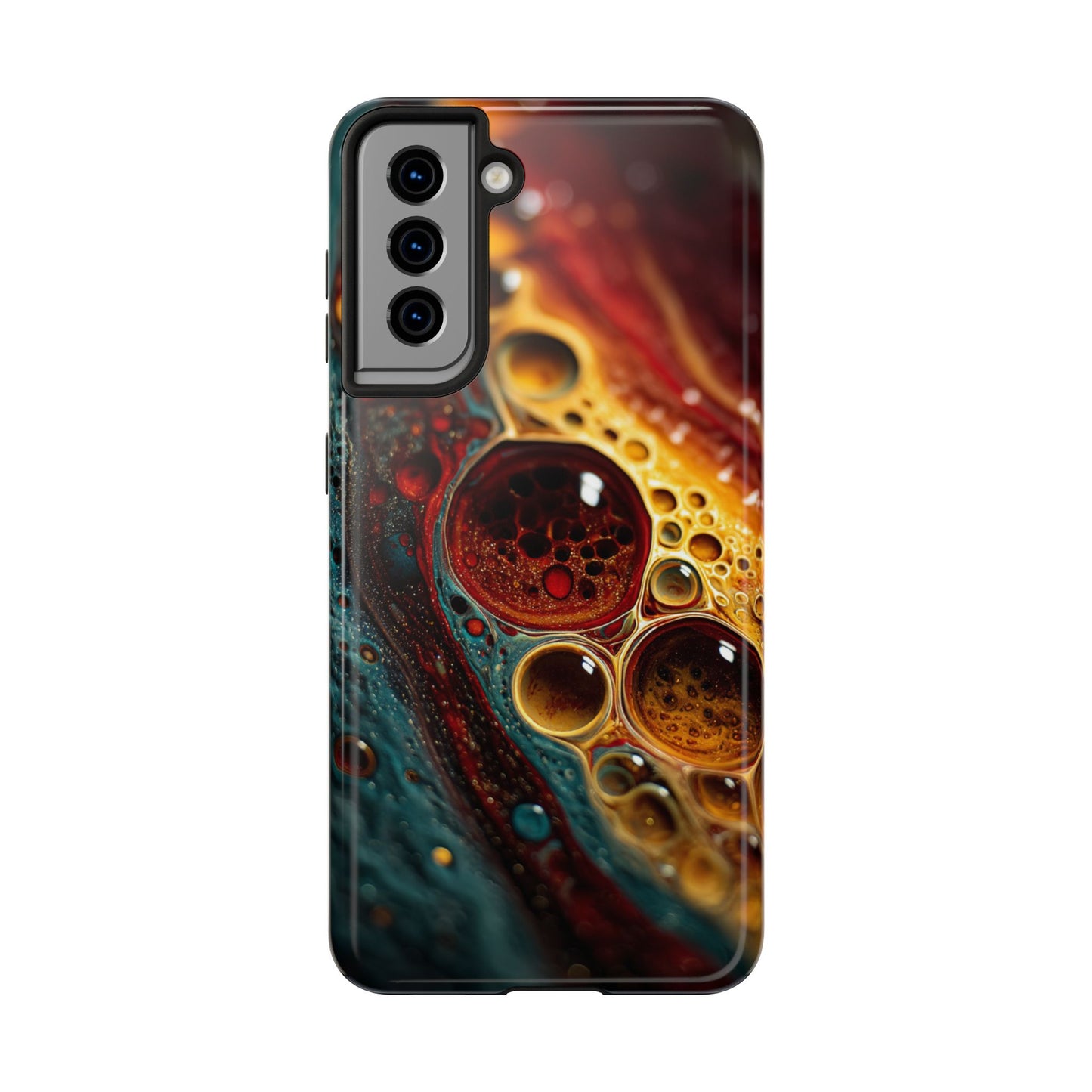 Vibrant Abstract Tough Phone Case - Unique Art for Stylish Protection