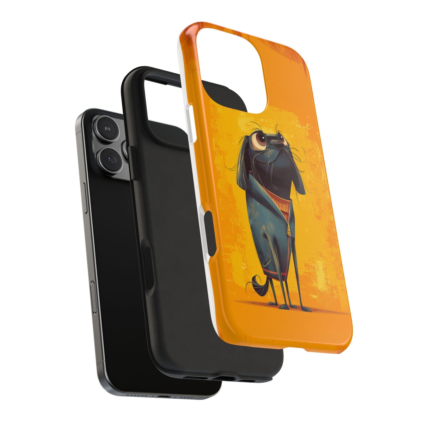 Fun Dog Art Tough Phone Case - Durable Pet Lover Gift