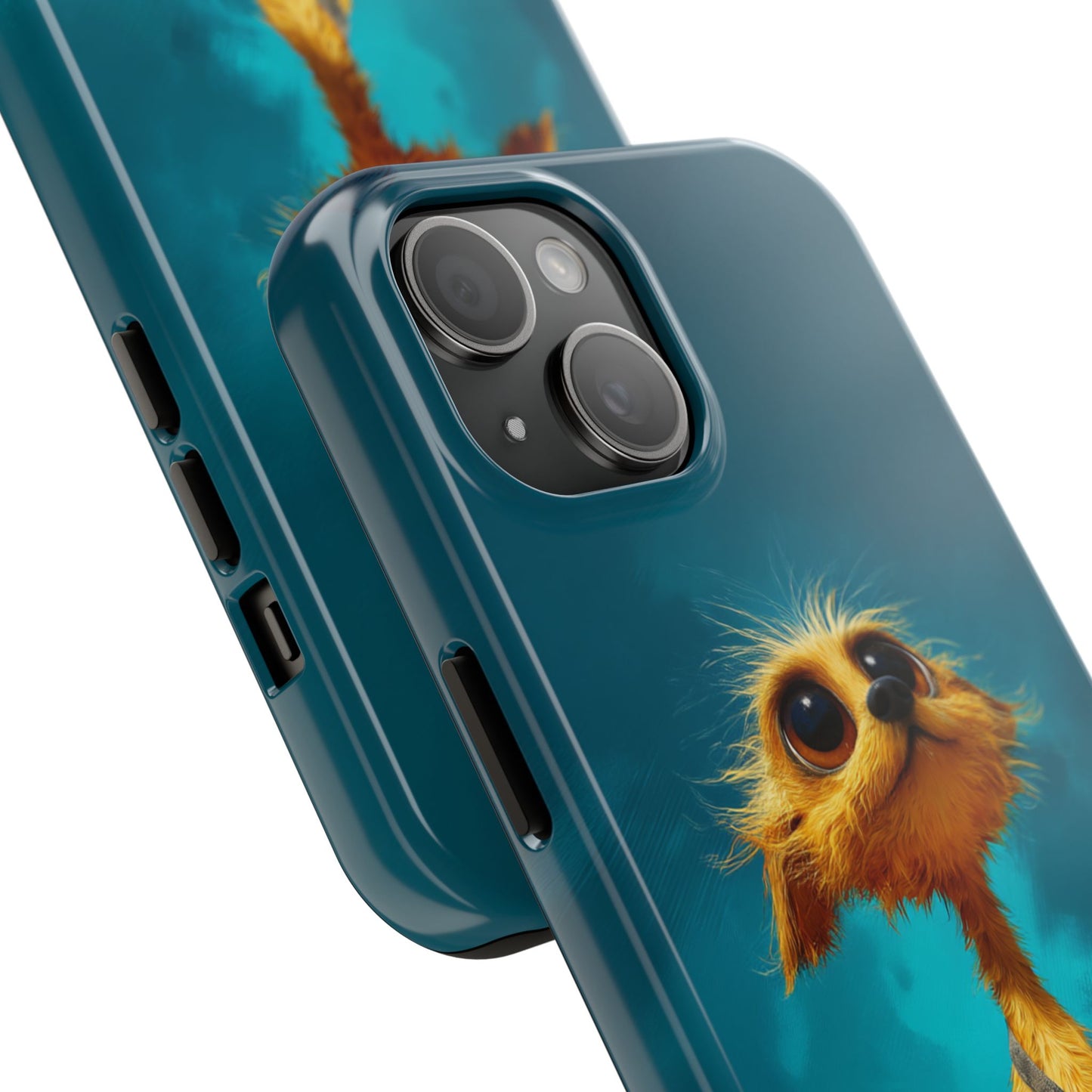 Whimsical Dog Art Tough Phone Case - Durable and Stylish Protection for Pet Lovers