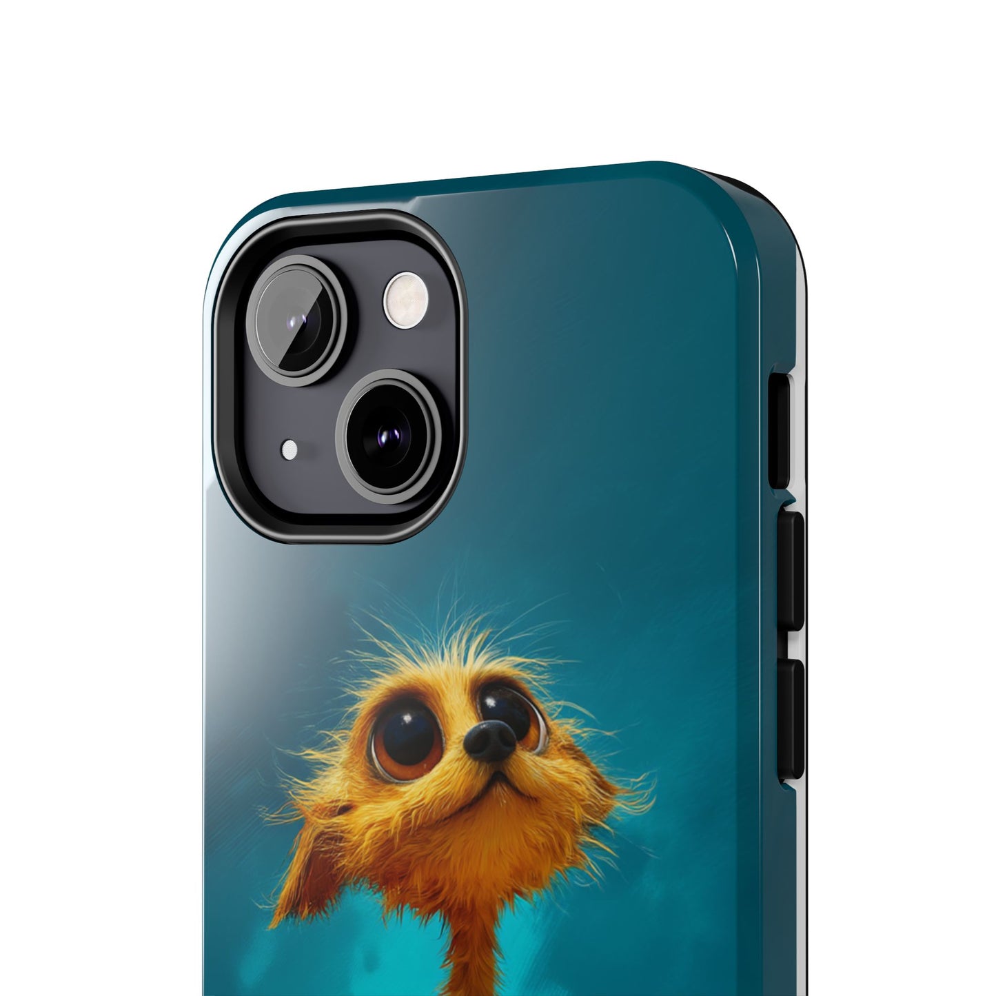 Whimsical Dog Art Tough Phone Case - Durable and Stylish Protection for Pet Lovers