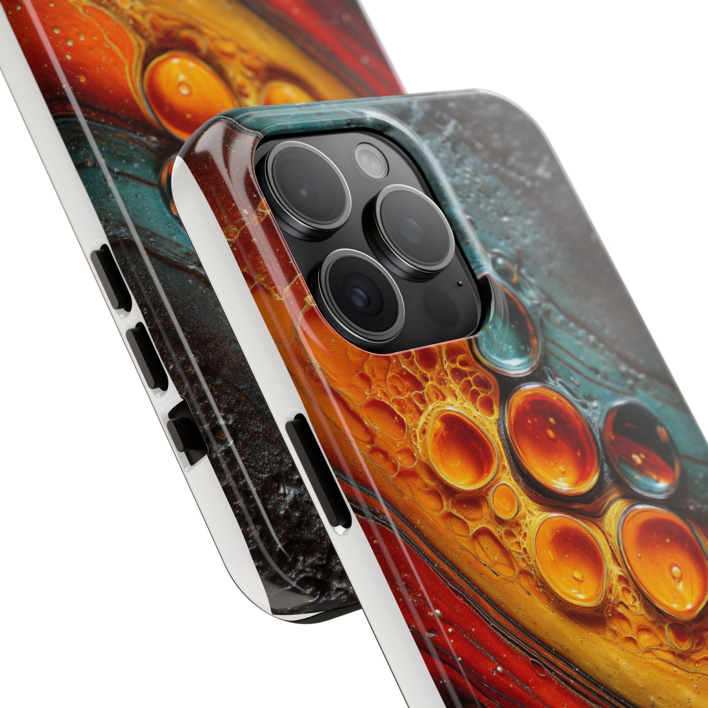 Artistic Tough Phone Case - Unique Abstract Design for Durable Protection