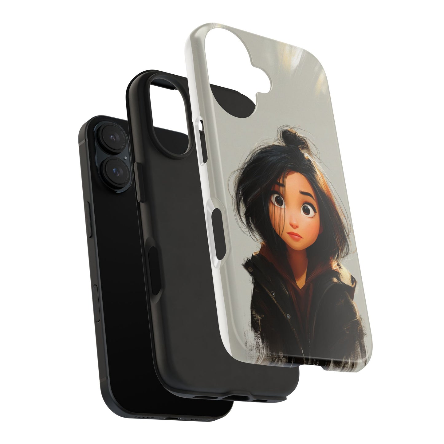 Artistic Tough Phone Case - Unique Design for Creative Souls