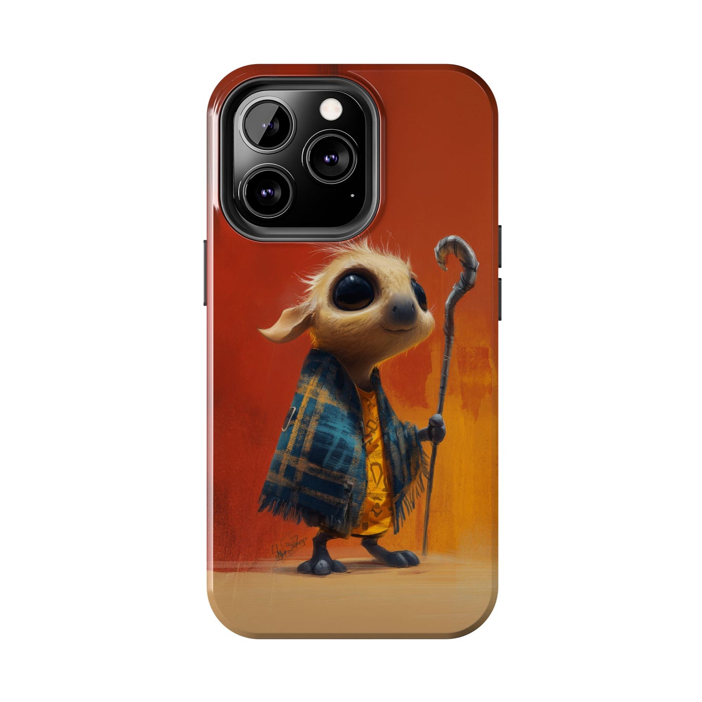 Whimsical Tough Phone Case - Cute Character Design for Kids & Adults